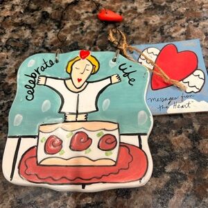 Celebrate Life Wall Plaque by Sandra Magsamen for Silvestri